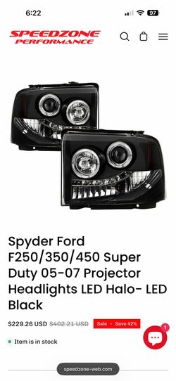 F250 headlights
