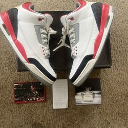 Air Jordan 3 Fire Red 2007 