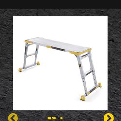 GORILLA LADDERS ADJUSTABLE PLATFORM 
