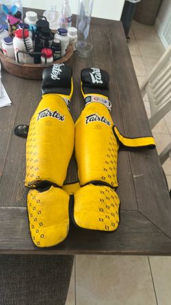 Fairfax glove shin guard combo  mma Muay Thai