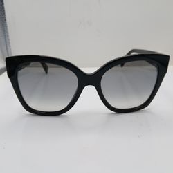 Gucci Women's Web Plaque Sunglasses, Black/Grey Gradient, One Size
