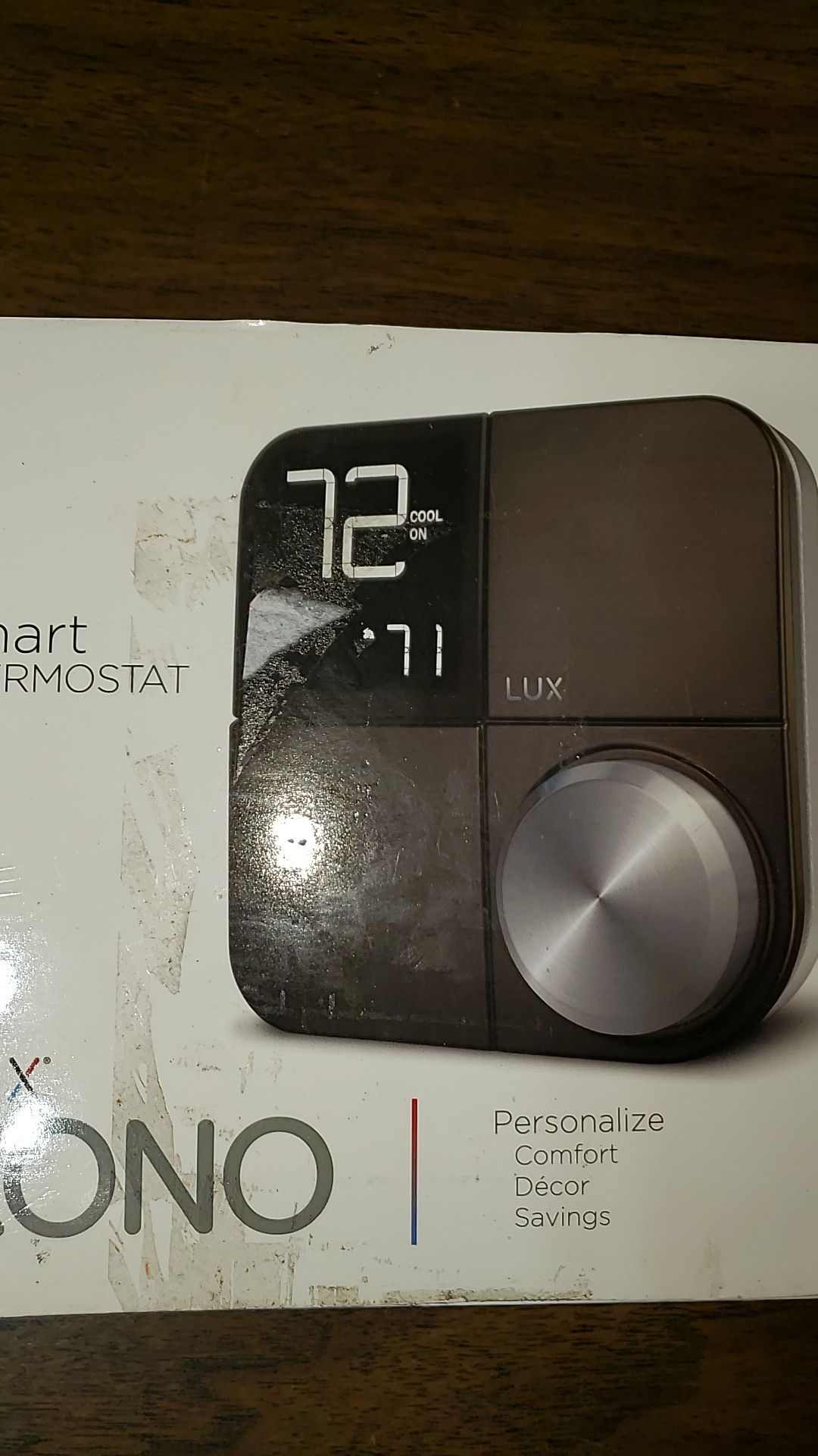 Lux KONO smart thermostat