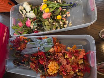 Artifical Flowers Fall and Spring