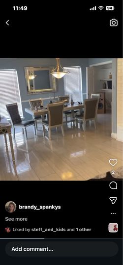 table and 6 chairs