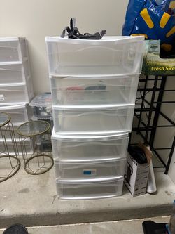 5-Drawer Plastic Storage Tower
