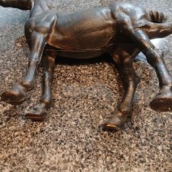 Vintage Cast Iron Horse Bank