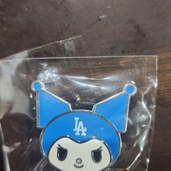Los Angeles Dodgers Enamel Kuromi Pin