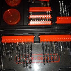 Black Decker Drill Hole Set Missing 4 Peaces Asking For L$80