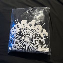 Size Large Black And White Sp5der Hoodie 