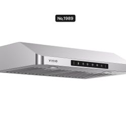 Range Hood 30 inch Under Cabinet, Kitchen Hood with 980CFM, 3 Speed Gesture Sensing & Touch Control Panel, Stainless Steel Kitchen Vent  (Vikio RC11-3