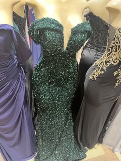 Long Emerald Green Dress
