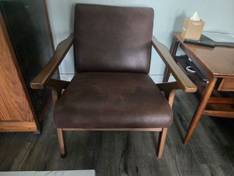 Faux Leather Chair