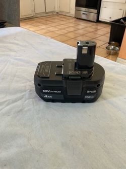 Ryobi batteries for parts defective does not want to charge. I bought it from a tool pallet and I’m selling it for parts.