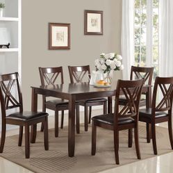 Dining Set - Cherry Wood