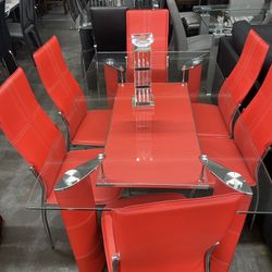New Table Wht 6 Chairs For $499