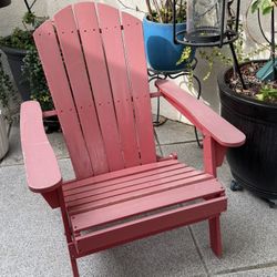 Hampton Bay Adirondack Style Wooden Chair