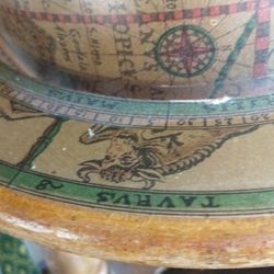 Antique Globe With Zodiac Calendar