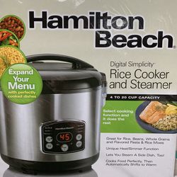Hamilton Beach 37549 14 Cup - Digital Simplicity Rice Cooker