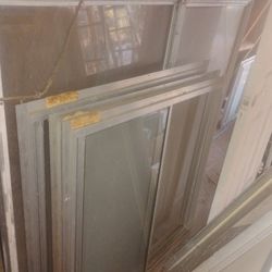 9 Old Aluminum Windows