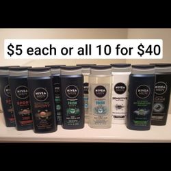 Nivea Men's Body Wash Bundle