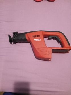 Hilti WSR _650 _A 24 V.Cordless Reciprocating Saw .used But Its Like New.