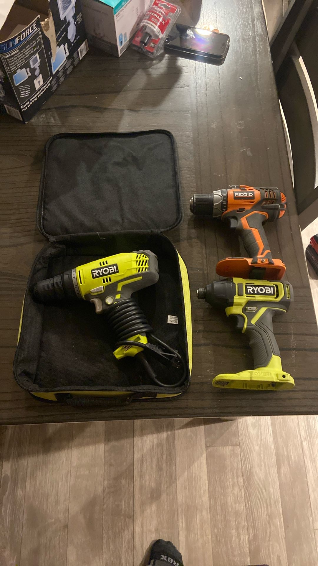 RIGID & RYOBI Drills
