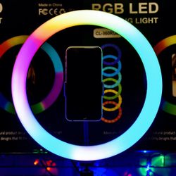 Selfie Ring Light 12 Inch with Tripod Stand & Phone Holder