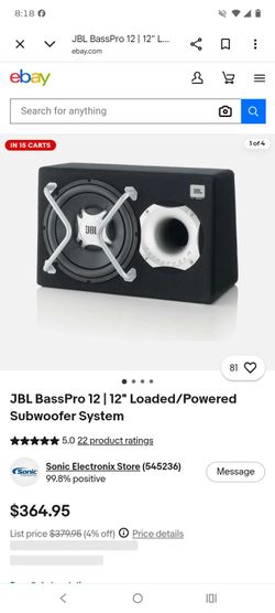 Jbl speaker with amp