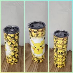 Pikachu 20oz Stainless Steel Tumbler 