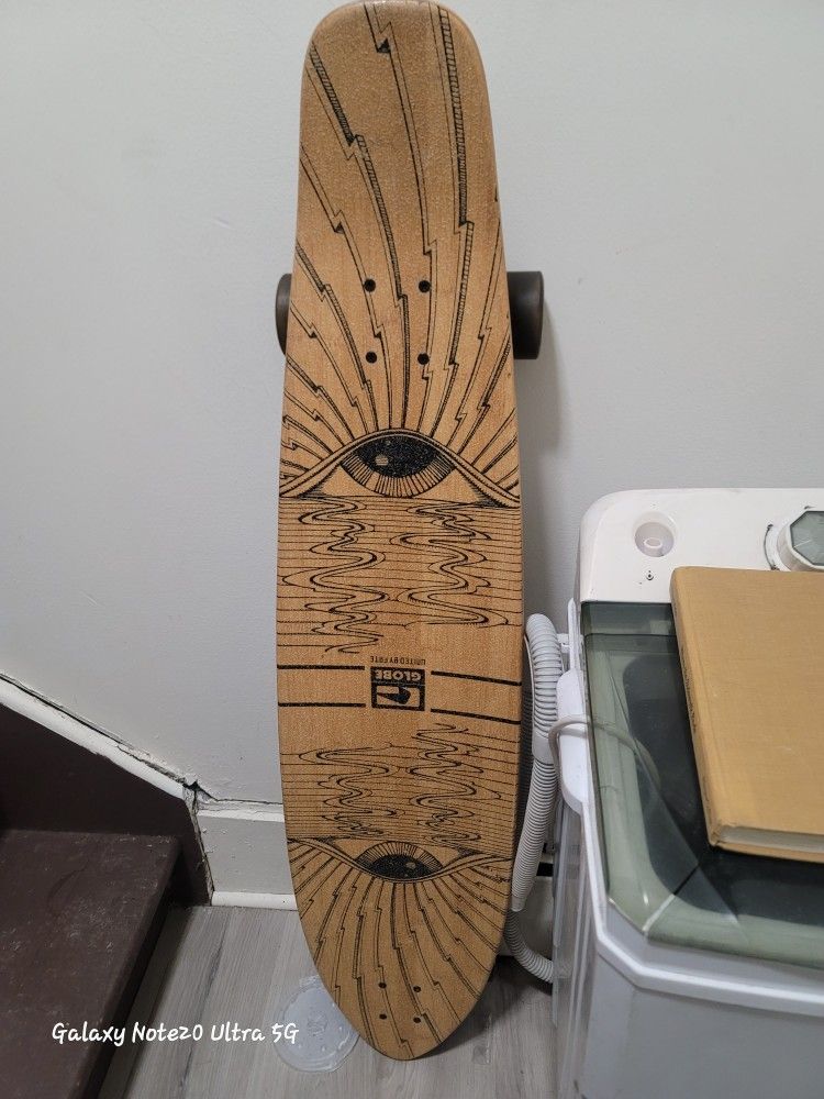 Globe Eyestorm Longboard Skateboard - Multi / Smoke