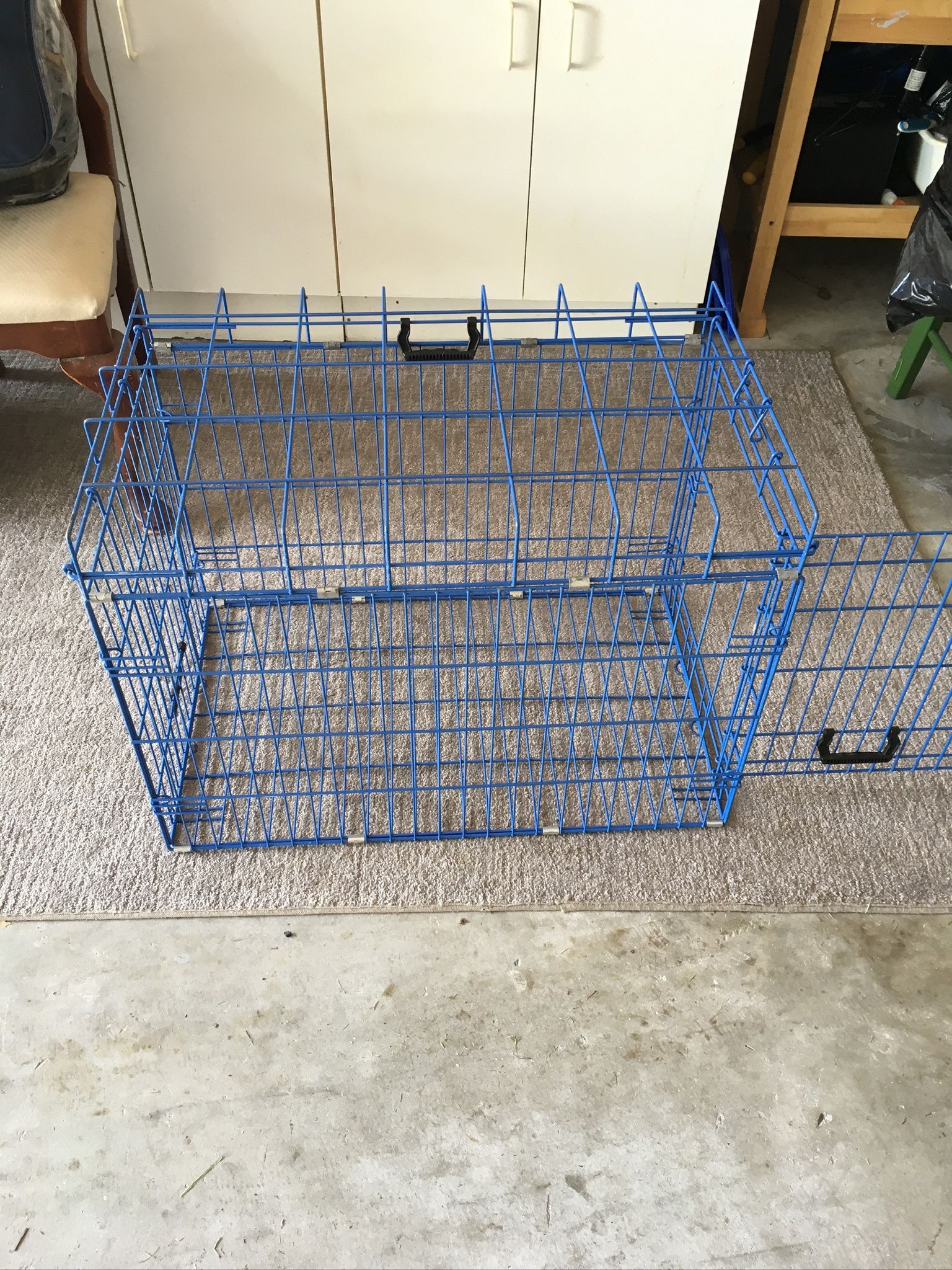 Blue Dog Crate