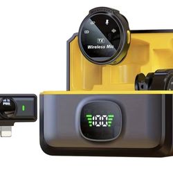 J6 Wireless Lavalier Microphone Plug & Play Lapel Mic for Video Recording Vlog Live Streaming & Interviews iOS