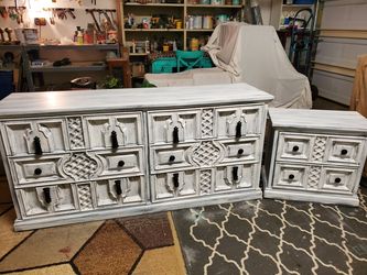 Basset dresser and matching nightstand