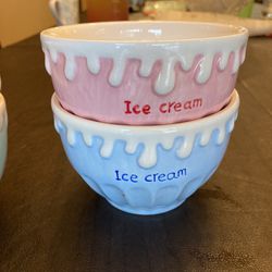 Ceramic Icecream Bowls 