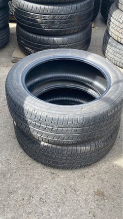A pair of used 185/55R16 FIRESTONE FR740