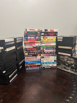 VHS movies tapes