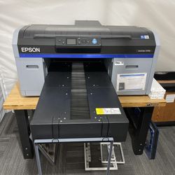 Epson F2100 DTG Printer - Working