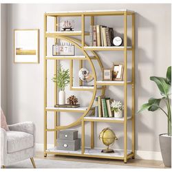 Brand New Gold Bookshelf
