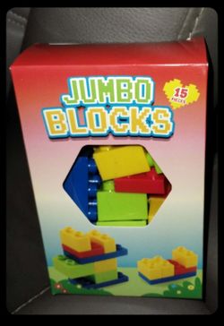 Jumbo Blocks - 15 Pieces