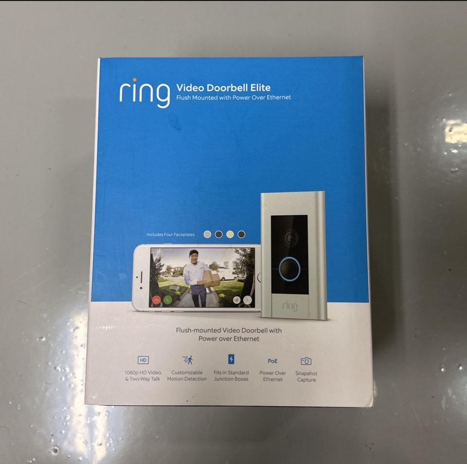 Ring Doorbell Elite Brand New Sealed