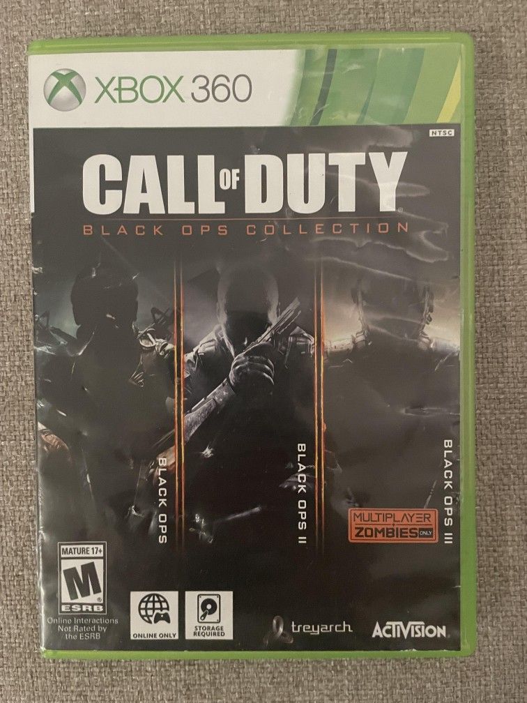 Xbox 360 Call Of Duty Black Ops Collection 