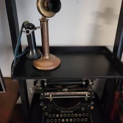 Typewriter and Candlestick Phone Package 