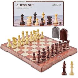 Brand new in box magnetic chess set 10x12 inch