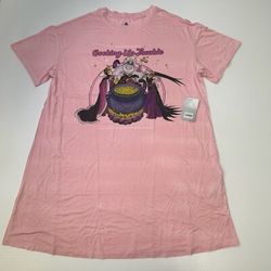 Size 1X Villains Shirt Women Large The Potion Queens Cooking Up Trouble Disney Party sleep shirt pj pajamas  sleep dress
