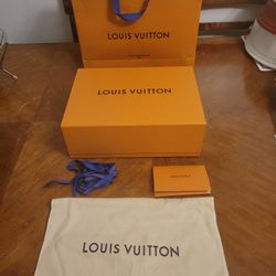 LOUIS VUITTON GIFT BAG AND BOX 