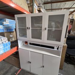 MONSLIPA 70.9" Kitchen Pantry Cabinet, White Sideboard Buffet with 6 Doors and Oven Countertop
Free shipping