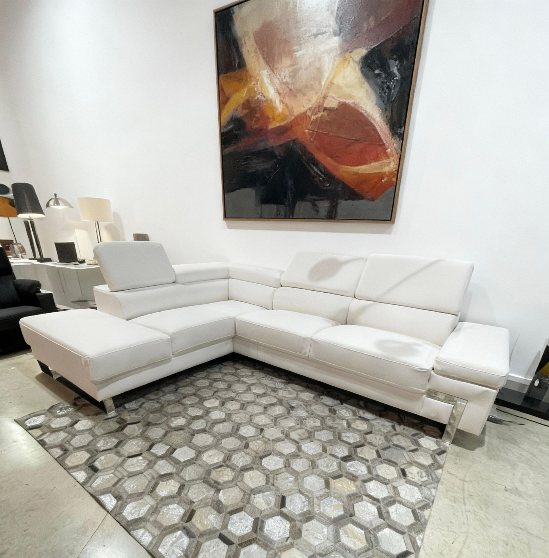 Brand New Leather Sectional Sofa / Sofa Seccional de Leather Nuevo a Estrenar … Fast 🚚