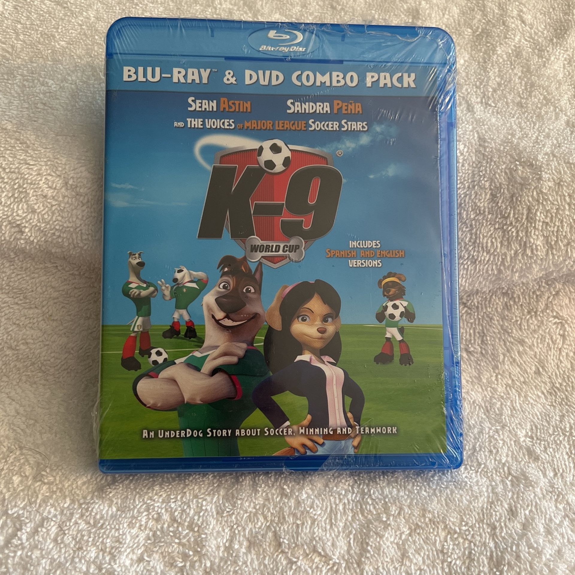 K-9 World Cup Blu-ray & DVD Combo Pack NIP