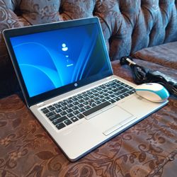 Laptop HP Elitebook Folio 9470m-core i5-8gb Ram-128gb HD SSD Solid-go-od For Studen-ts.