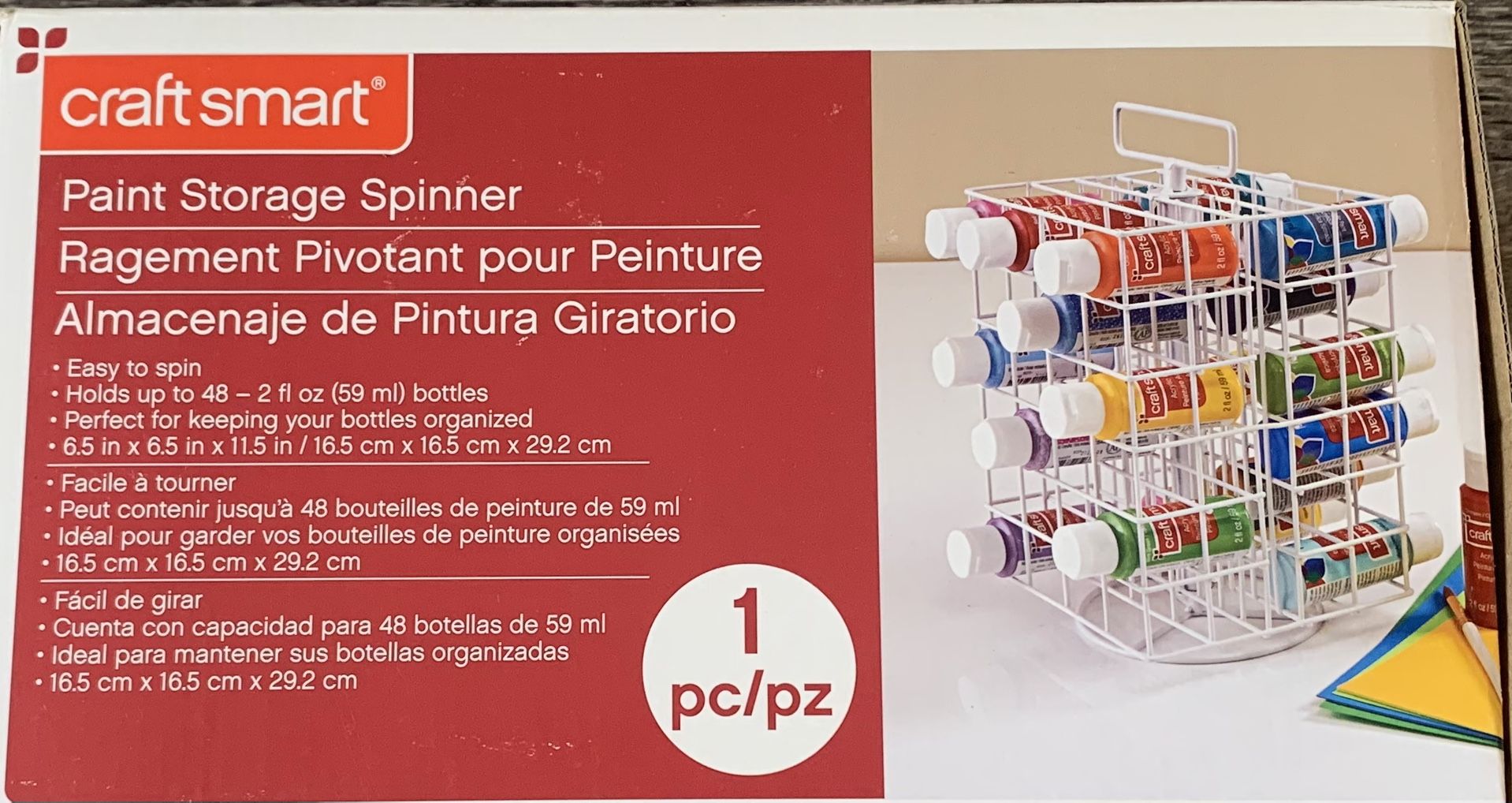 Spinning Paint Storage Tower by Craft Smart - Each Paint Storage